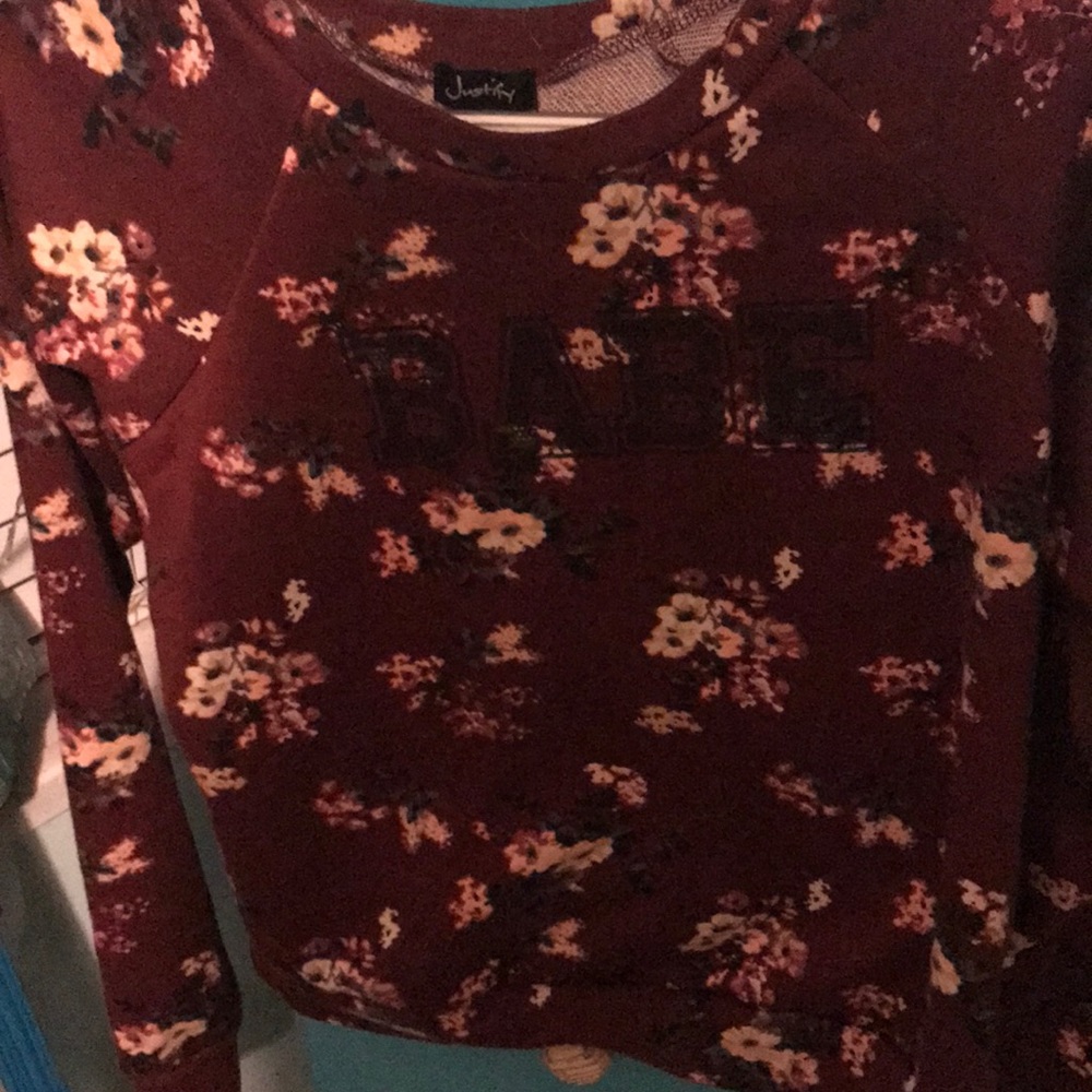 Floral Babe sweater